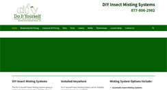 Desktop Screenshot of diyinsectmistingsystems.com