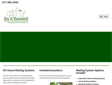 Tablet Screenshot of diyinsectmistingsystems.com